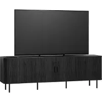 Ebuy24 Ronin WO:Ko.+Fr.Esche Schwarz Nachbildung,TV-Unterteil mit Jalousieschiebetüren
