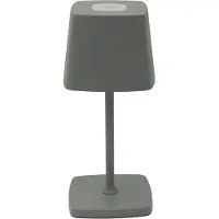 Luxus Europe - Tischlampe Touch Aimée Grau - Kabellose LED-Tischlampe für den Innenbereich – USB-C wiederaufladbar