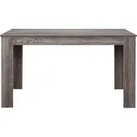 En.casa Esszimmertisch 'Nora' für 6 Personen 140x90x77 cm Eiche dunkel