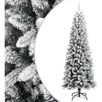 vidaXL "SPRING SALE"Künstlicher Weihnachtsbaum langlebig - modernes Design - Beschneit 210 cm PVC&PE GermanyMöbel 77824 - Künstliche Weihnachtsbäume
