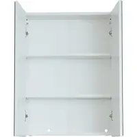 Trendteam Bad Spiegelschrank Line/Skin Weiß Melamin/Spiegelglas 60 x 67 x 18 cm