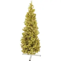 Europalms Tannenbaum FUTURA, gold-metallic, 210cm (83500555)