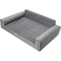 TexCorp Hundebett Glamour XL 98×66 cm – stilvolles Hundesofa, abnehmbarer Bezug, geräuschlos | Doggy