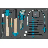 Hazet 163-60/22 Mechaniker-Werkzeugsatz 22 Werkzeuge