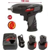 Ks Tools 3/8" Akku-Schlag-Schrauber 117Nm 1.870 U/min mit 2 Akkus und 1 Ladegerät - 515.3516