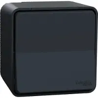 Schneider Electric Mureva Styl Schalter Va et Vient sauvant IP55 IK08 grau Schalterprogramm robust Effizienz