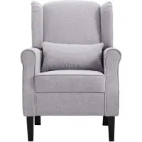 vidaXL "im Sonderangebot"Einzelsessel moderne - CLORIS - Loungesessel - Hellgrau Stoff - 68 x 73 x 101 cm - DEMöbel3628701