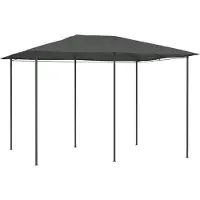 Syfax Pavillon 3x4x2,6 m Anthrazit 160 g/m²