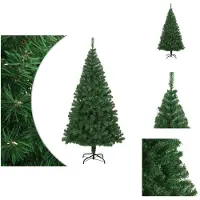 vidaXL Künstlicher Weihnachtsbaum mit Dicken Zweigen Grün 240 cm PVC - Weihnachtsbäume