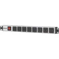 Intellinet 164580, 1U, Aluminium, Blau, Grau, Typ F, 2 m, 240 V