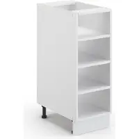 Vicco Midischrank Fame-Line Weiß 30 x 82 cm ohne Arbeitsplatte, Model 43504