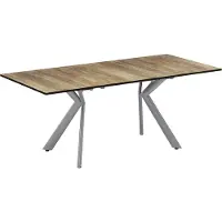 Vicco Esstisch Trill Eiche rustikal/Grau 140-190 x 90 cm ausziehbar, Model 51996