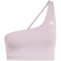 Adidas Damen BH Optime Workout Rib One-Shoulder-BH mit leichtem Halt