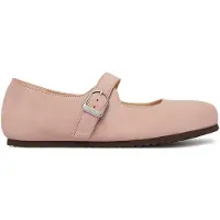 Birkenstock Santa Clarita Natural Leather Narrow Ballerinas
