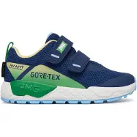 Primigi Pim GTX Kinder Sneaker, Blue/Green, 25, Kinderschuhe
