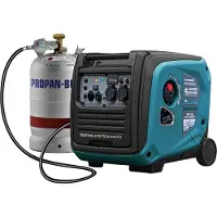 Könner&Sohnen Gas Benzin Stromaggregat 4000 Watt KS 4000iEGS Stromerzeuger Notstrom