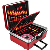 Neo Tools Werkzeug Set von Elektroautos - Profi Alu Werkzeugkoffer Werkzeugkasten - 51-teilig