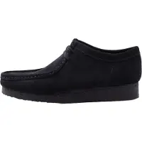 Clarks Wallabee 26188315 7, Schnürschuhe in Schwarz für Herren, Größe 42,5