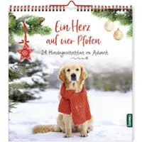 Sonstige Verlage Adventskalender für Hundefreunde mit 24 Geschichten und Fotos, Wand- & Aufstellkalender