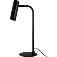 Dyberg Larsen Tischlampe, Tischleuchte, Nachttischlampe, Schreibtischlampe, LED Leselampe, Skagerrak schwarz