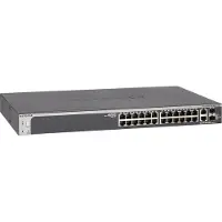 Netgear GS728TX, L2/L3, 10G Ethernet (100/1000/10000), Vollduplex, Rack-Einbau