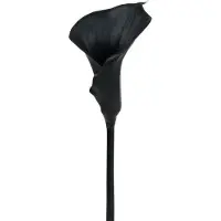 Viana Deko-Calla schwarz Kunstblume 75cm für edle Deko