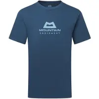 Mountain Equipment Emblem Mens Tee denim blue (Me-01476) XL