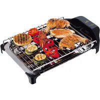 Jata BQ101, 2400 W, Elektro, 230V, Table, Schwarz, Rechteckig
