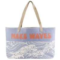 David Fussenegger Tasche Goliath 'Make Waves' 65 x 40 cm Marine - Blau