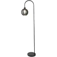 Rabalux 74025 Stehlampe Ricardo, E27, schwarz-grau, Kugel-rund, Modern, ø195mm