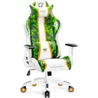 Diablo X-One 2.0 Gaming Stuhl Bürostuhl Schreibtischstuhl Verstellbare Armlehnen Ergonomisches Design Nacken/-Lendenkissen Farbe: Craft, Größe Normal