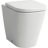 Laufen MEDA Stand-WC, spülrandlos, Silent Flush, 360x540mm, Tiefspüler, H8231117570001, Farbe: Weiß Matt