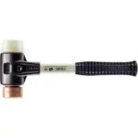 HALDER SIMPLEX Schonhammer Ø 40 mm Kupfer / Nylon mit verstärkem Tempergussgehäuse und Fiberglasstiel