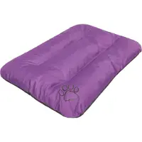 HOBBYDOG Hundekissen Hundematraze Schlafplatz Hundebett Tierbett Hundekissen Katzenbett - Eco - 100 x 70 cm [Größe: XL] - Pflaume