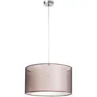 Rabalux 2632 Pendelleuchte 1 Spot Anastasia, E27, silber-braun, rund, Standard, ø445mm