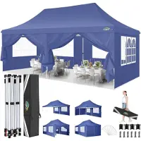 Sonstiges COBIZI Faltpavillon 3x6m Wasserdicht Stabil mit 6 Seitenwänden