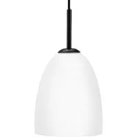 Dyberg Larsen Pendelleuchte LED, Hängelampe, Deckenlampe Pendel, Pendellampe Esstisch, Pendelleuchte für Wohnzimmer, Skandinavische Design, Jazz D18 Schwarz