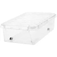 Smartstore Aufbewahrungsbox CLASSIC 35 31 Liter transparent / weiß