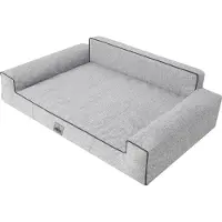 TexCorp Hundebett Glamour XL 98×66 cm – stilvolles Hundesofa, abnehmbarer Bezug, geräuschlos | Doggy