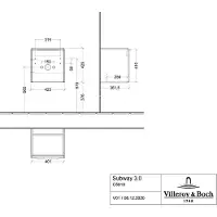 Villeroy & Boch C58101VH WTUS Subway 3.0 01 423x429x362mm