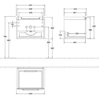 Villeroy & Boch A68610VL WTUS Subway 2.0 A68610 537x420x423mm