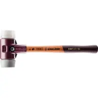 HALDER SIMPLEX-Schonhammer, TPE-mid / Superplastik; mit Tempergussgehäuse und hochwertigem Holzstiel | D...