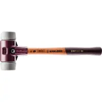 HALDER SIMPLEX Schonhammer Ø 80 mm TPE-mid grau mit Tempergussgehäuse | Gravur möglich