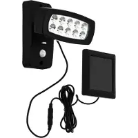 Eglo 98187 PALIZZI LED Außen-Wandleuchte 2W Schwarz Transparent warmweiss IP44