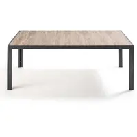 Oviala Gartentisch aus Aluminium und Keramik Grau - Tivoli