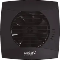 CATA UC-12 TH axial Badventilator mit Automat, 12W, Rohr 120mm, Schwarz