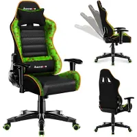 Huzaro Kinder Schreibtischstuhl Ranger 6.0 Gaming Stuhl Racing Sessel Bürostuhl Drehstuhl Gamer bis 130 kg mesh Pixel