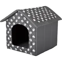 Stanislaw Jurga Faltbare Hundehütte R3 – 46x52x53 cm – Indoor & Outdoor – waschbar, leicht, stabil – Reißverschluss-Dach | PillowPrim