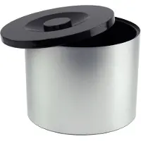 Beaumont Lille Gebürstete Aluminium-effekt Eimer 6l