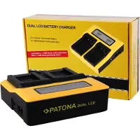 PATONA Dual LCD Ladegerät für Sony NP-FW50